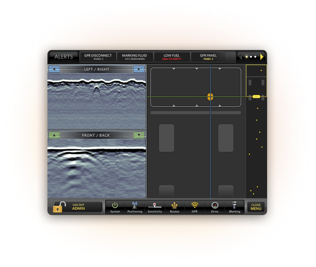 Photos of Niitek HDMS interface before and after redesign